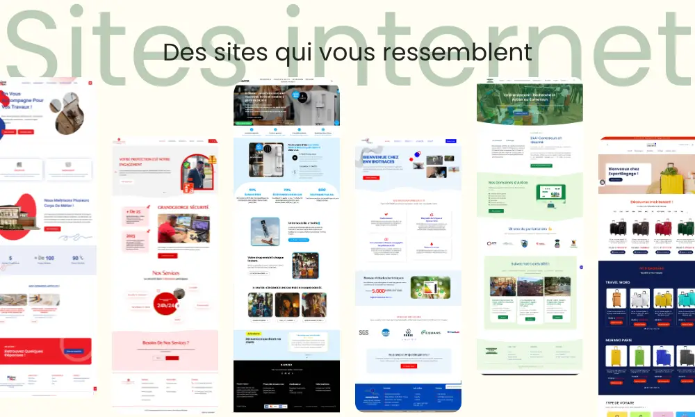 photo mise en avant 5 etapes sites web